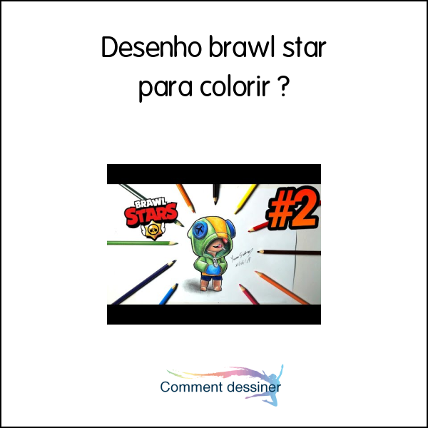 Desenho brawl star para colorir